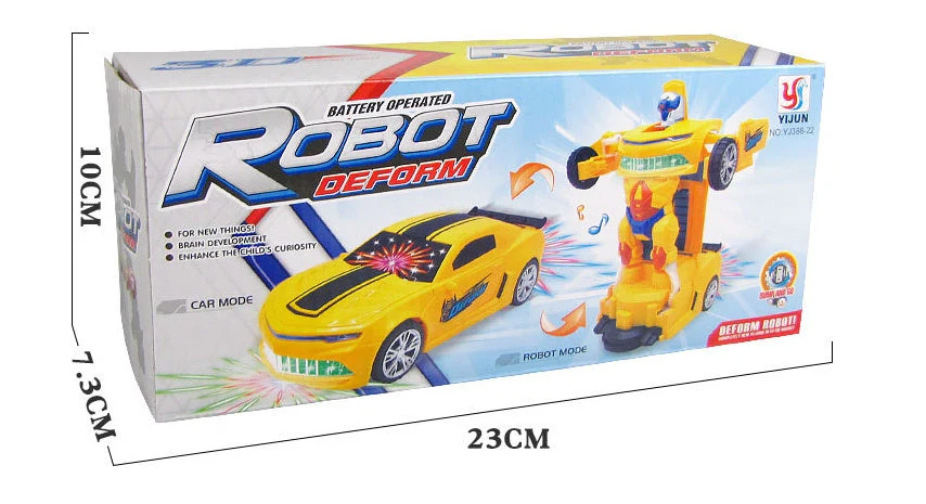 Car Deformation Robot Toy Light Music Automatic Deformation - Image 5