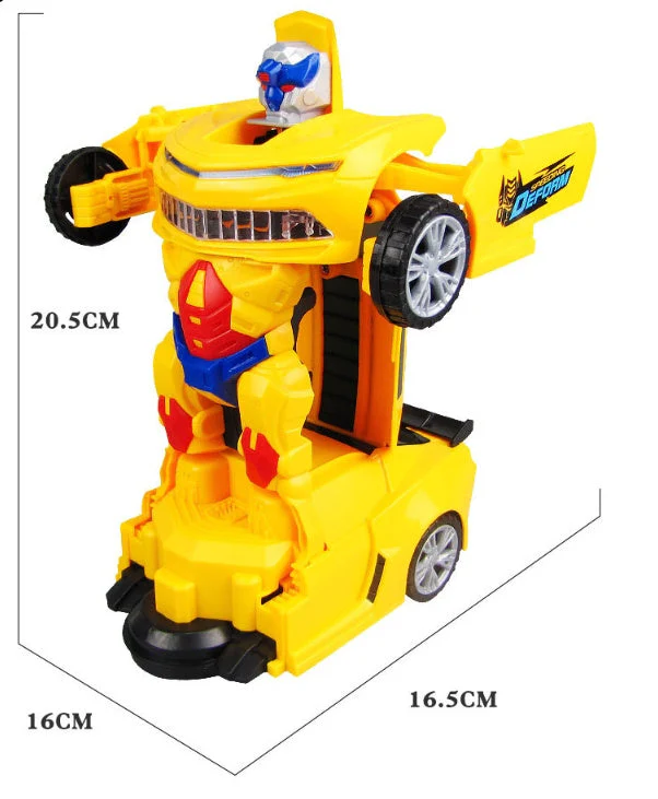 Car Deformation Robot Toy Light Music Automatic Deformation - Image 6