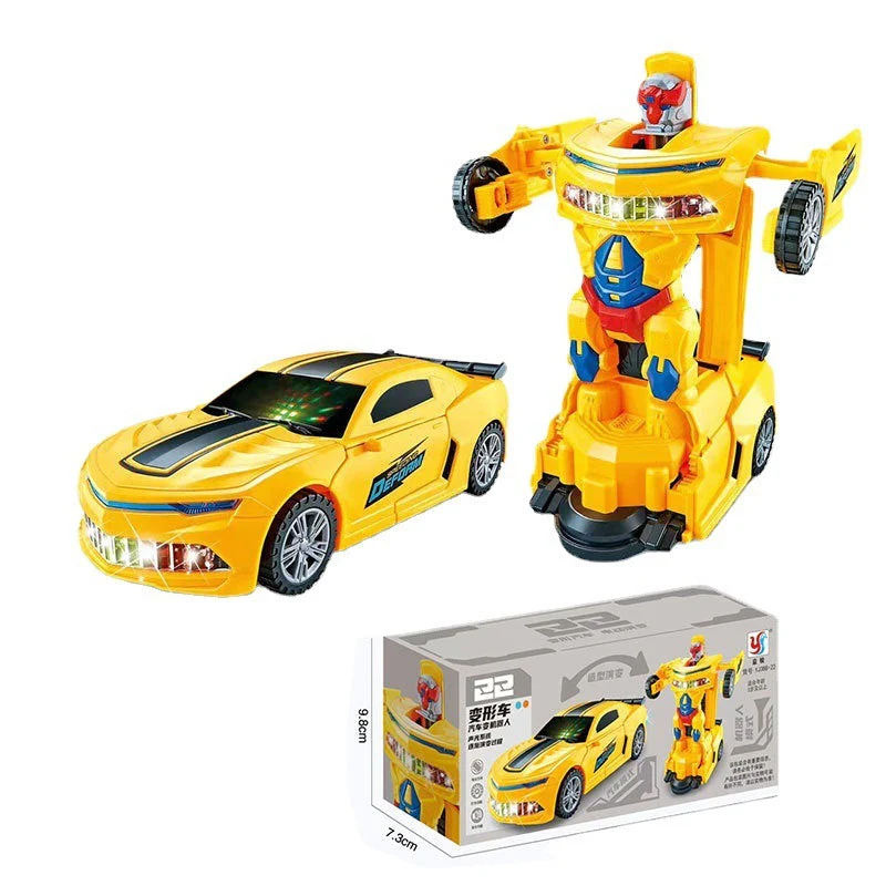 Car Deformation Robot Toy Light Music Automatic Deformation - Image 7