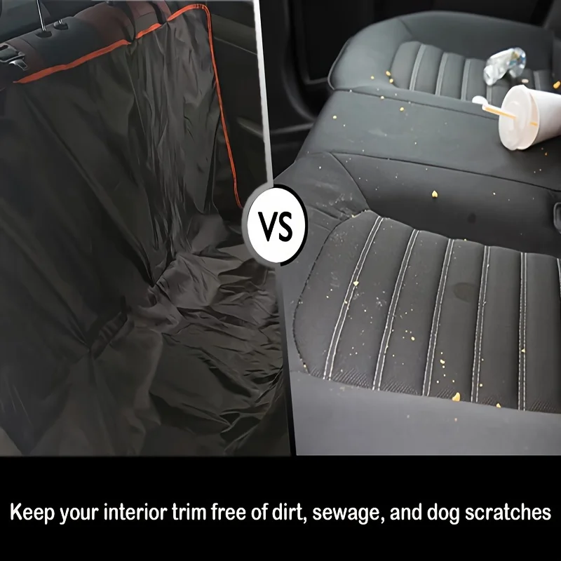 Car seat cover, upgrade your car seat with this waterproof and scratch resistant dog hammock cover! - Image 2