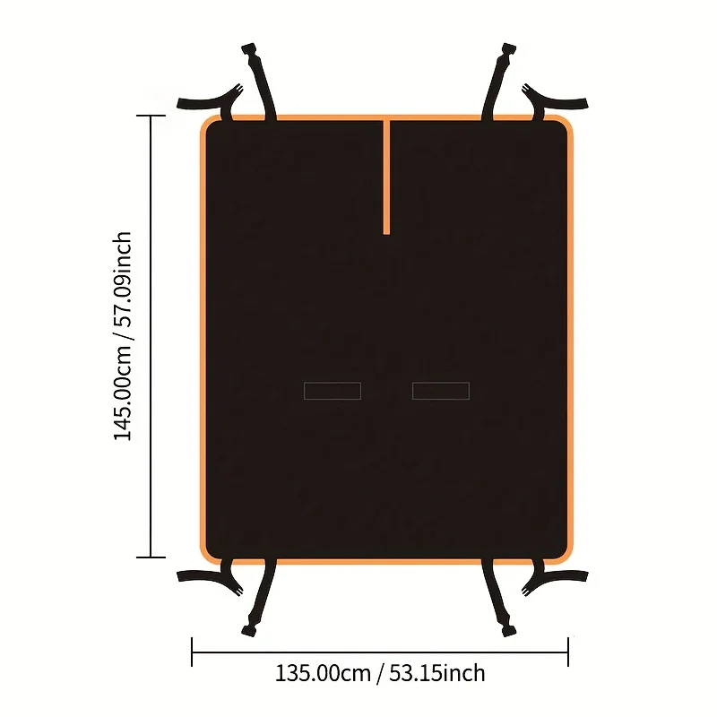 Car seat cover, upgrade your car seat with this waterproof and scratch resistant dog hammock cover! - Image 6