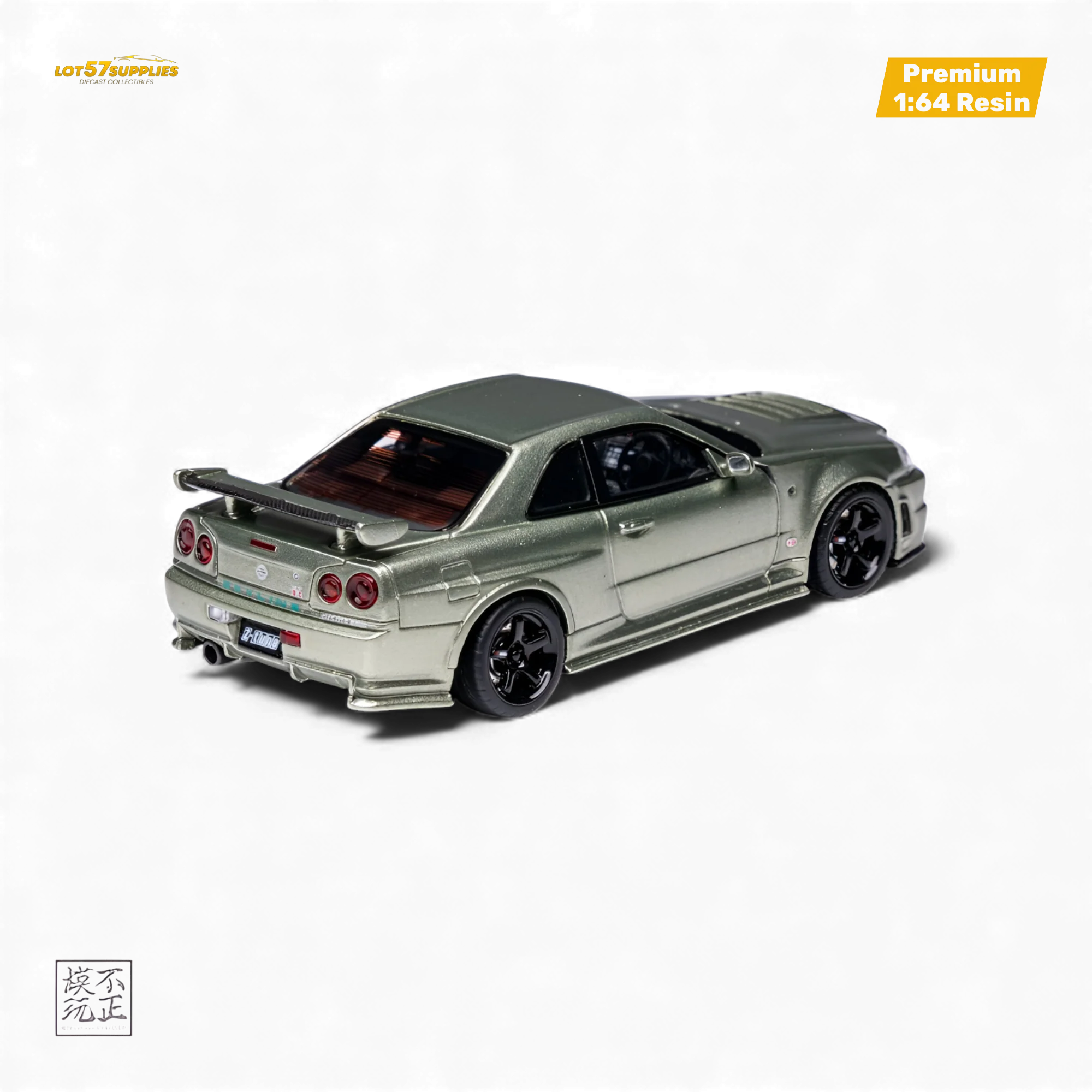 Cars' Lounge Skyline GT-R R34 NISMO Z-TUNE Millenium Jade 1:64 - Image 2