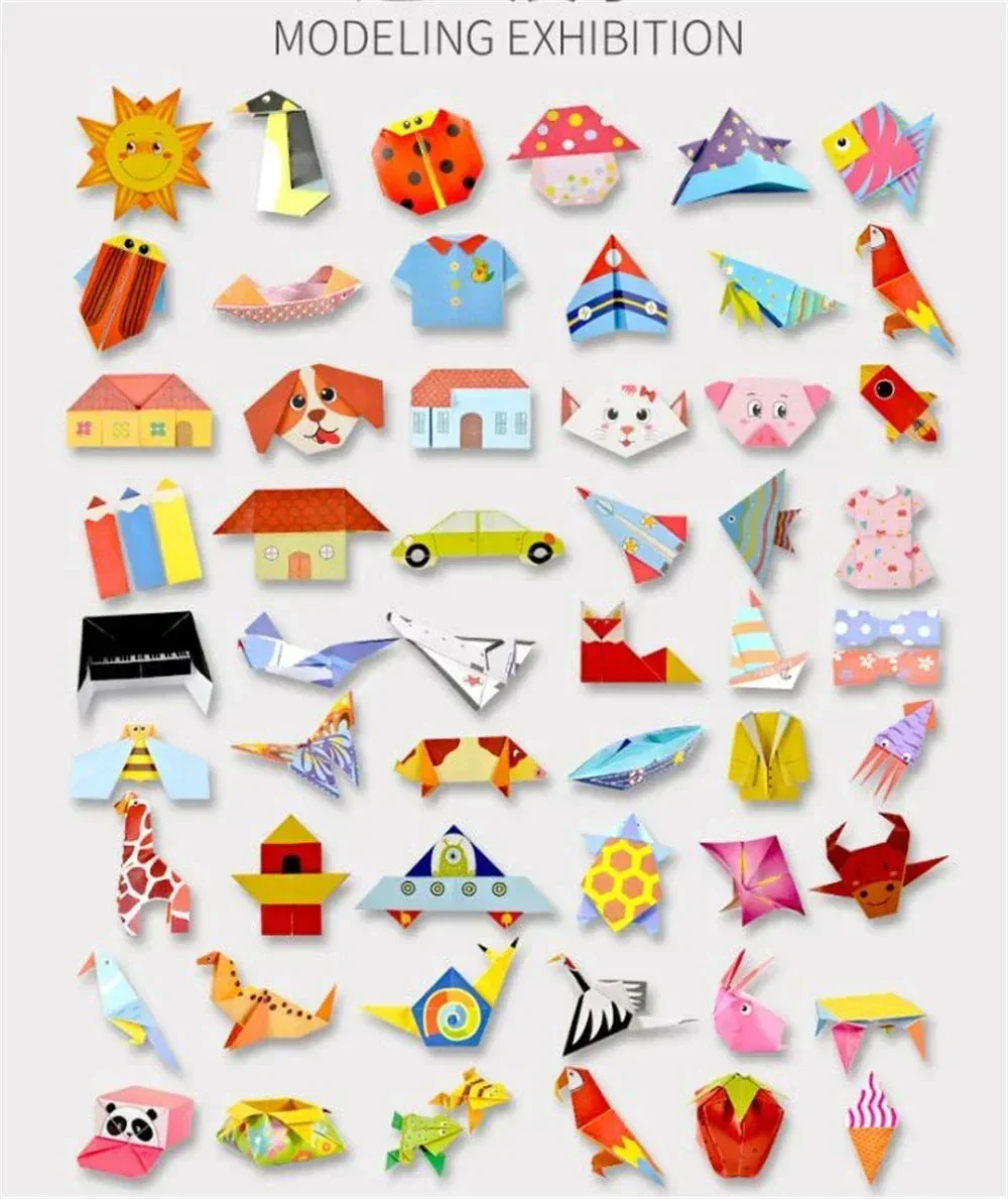 Cartoon Animal Origami & Paper Cutting Book - Educational Craft Toy for Kids - Image 5