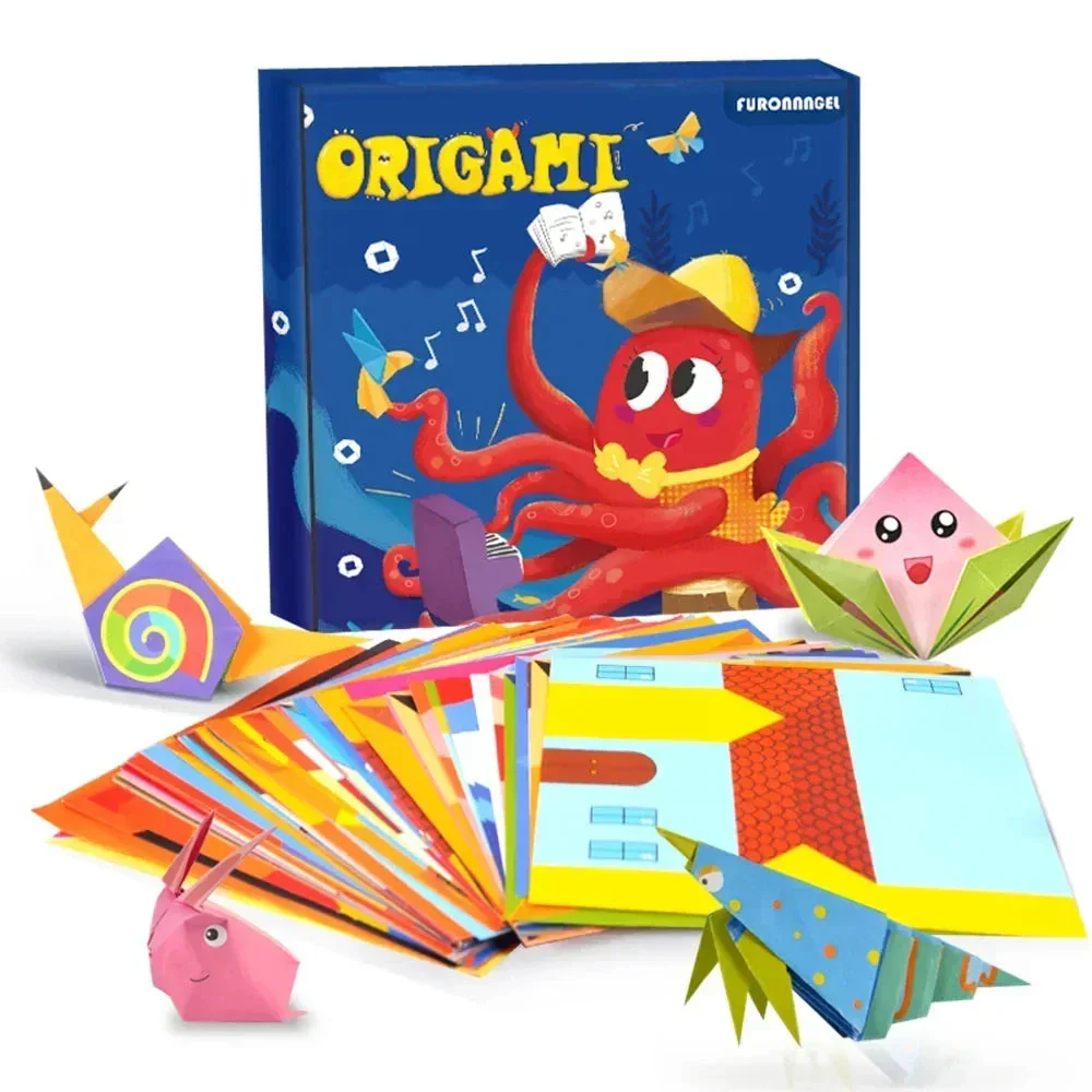 Cartoon Animal Origami & Paper Cutting Book - Educational Craft Toy for Kids - Image 7
