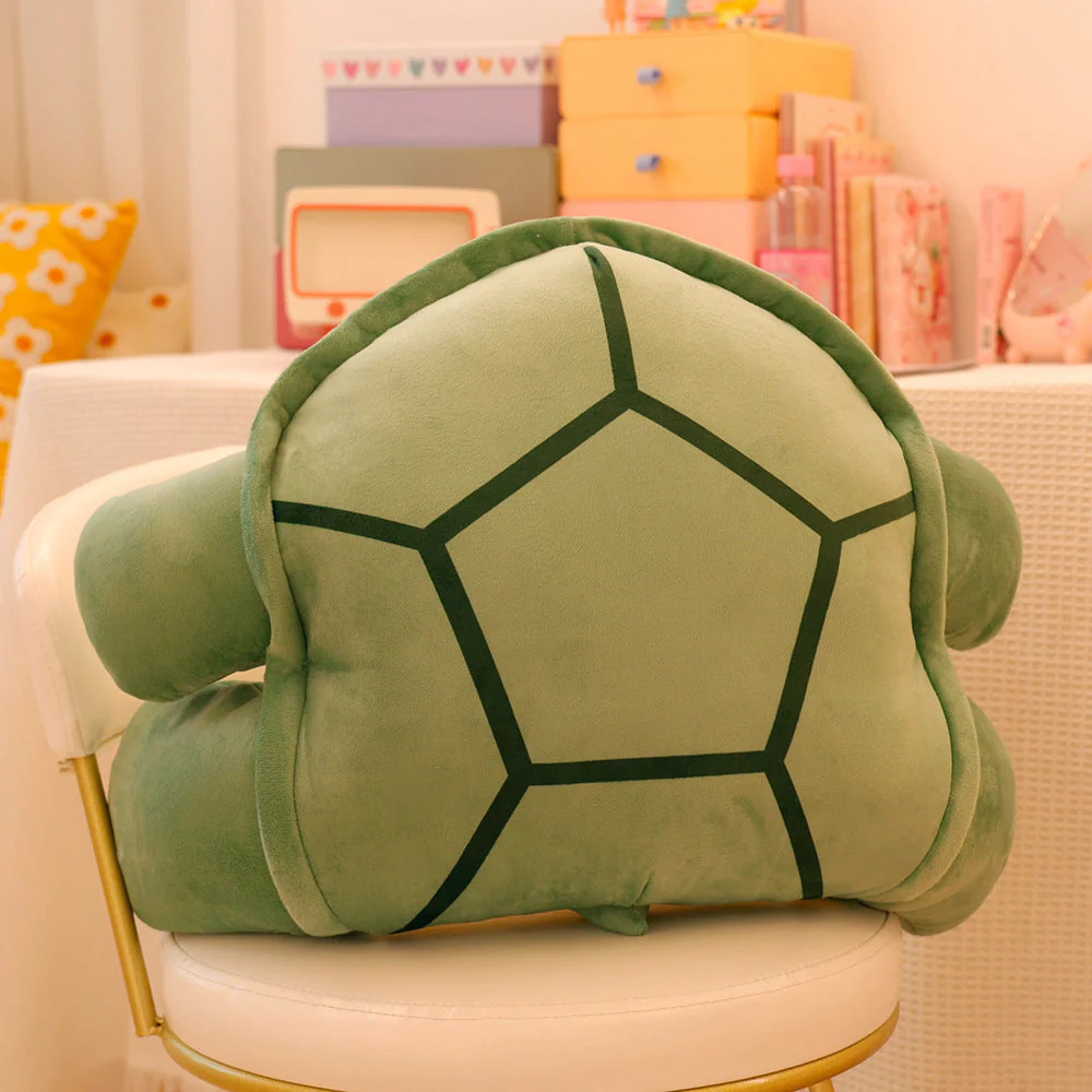 Cartoon Cute Turtle Shell Throwing Pillow Cushion Plush Toy - Image 4
