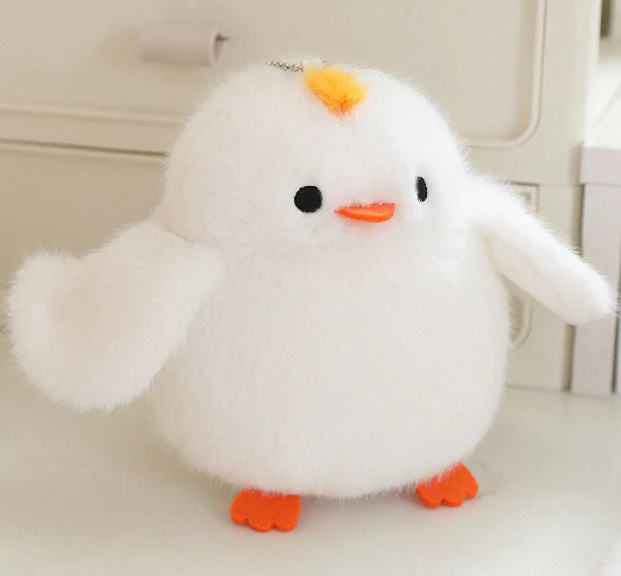 Cartoon Parrot Plush Toy Pendant For Girls Bags And Keychains - Image 4