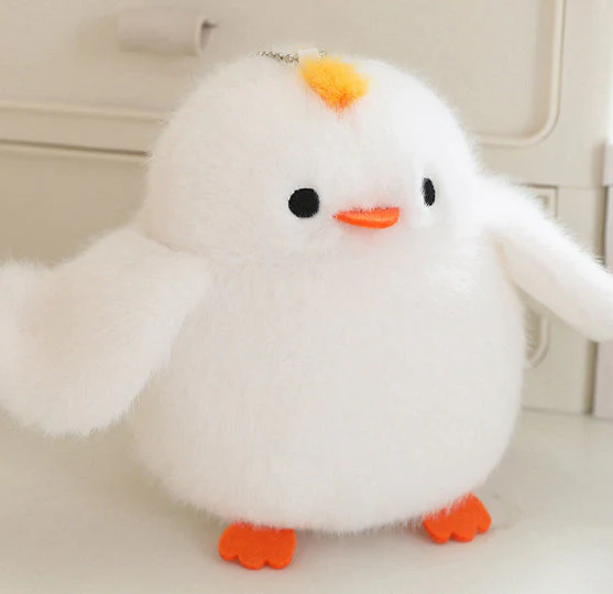 Cartoon Parrot Plush Toy Pendant For Girls Bags And Keychains - Image 5
