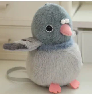 Cartoon Parrot Plush Toy Pendant For Girls Bags And Keychains - Image 6