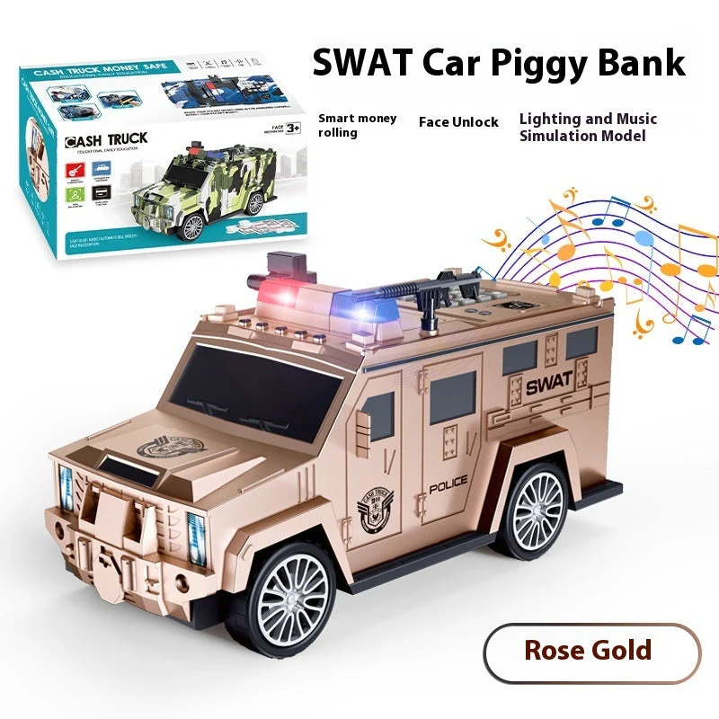 Cartoon Piggy Bank Smart Face Unlock - Image 9