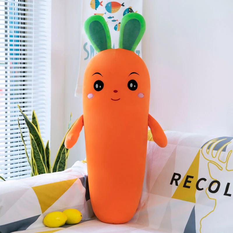Cartoon Plant Smile Carrot Plush Toy Simulation Vegetable Carrot Pillow Dolls Stuffed Soft Toys For - Image 3