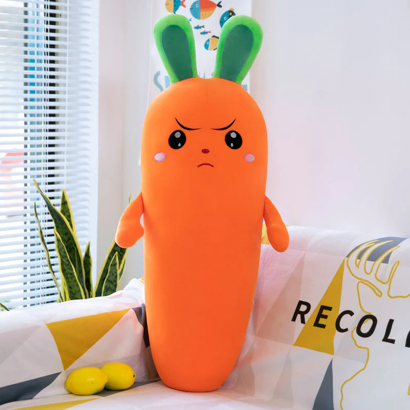 Cartoon Plant Smile Carrot Plush Toy Simulation Vegetable Carrot Pillow Dolls Stuffed Soft Toys For - Image 4