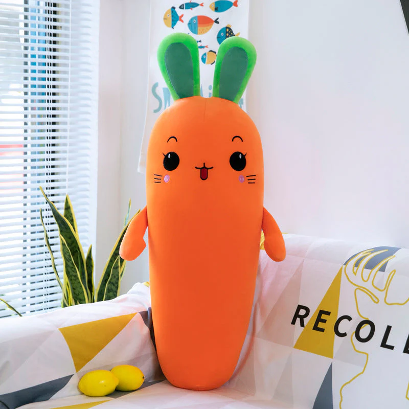 Cartoon Plant Smile Carrot Plush Toy Simulation Vegetable Carrot Pillow Dolls Stuffed Soft Toys For - Image 5