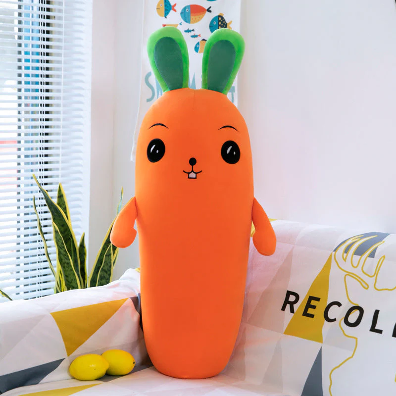 Cartoon Plant Smile Carrot Plush Toy Simulation Vegetable Carrot Pillow Dolls Stuffed Soft Toys For - Image 6