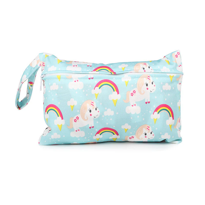 Cartoon printed single zipper small diaper storage bag - Image 6