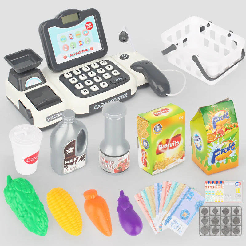 Cartoon supermarket cash register toy - Image 3