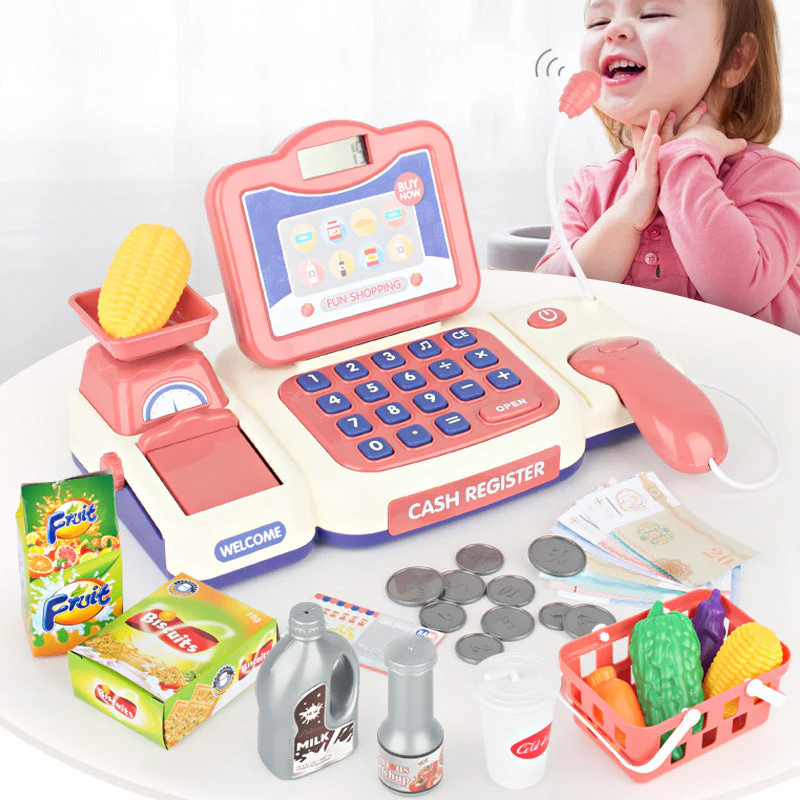 Cartoon supermarket cash register toy - Image 6