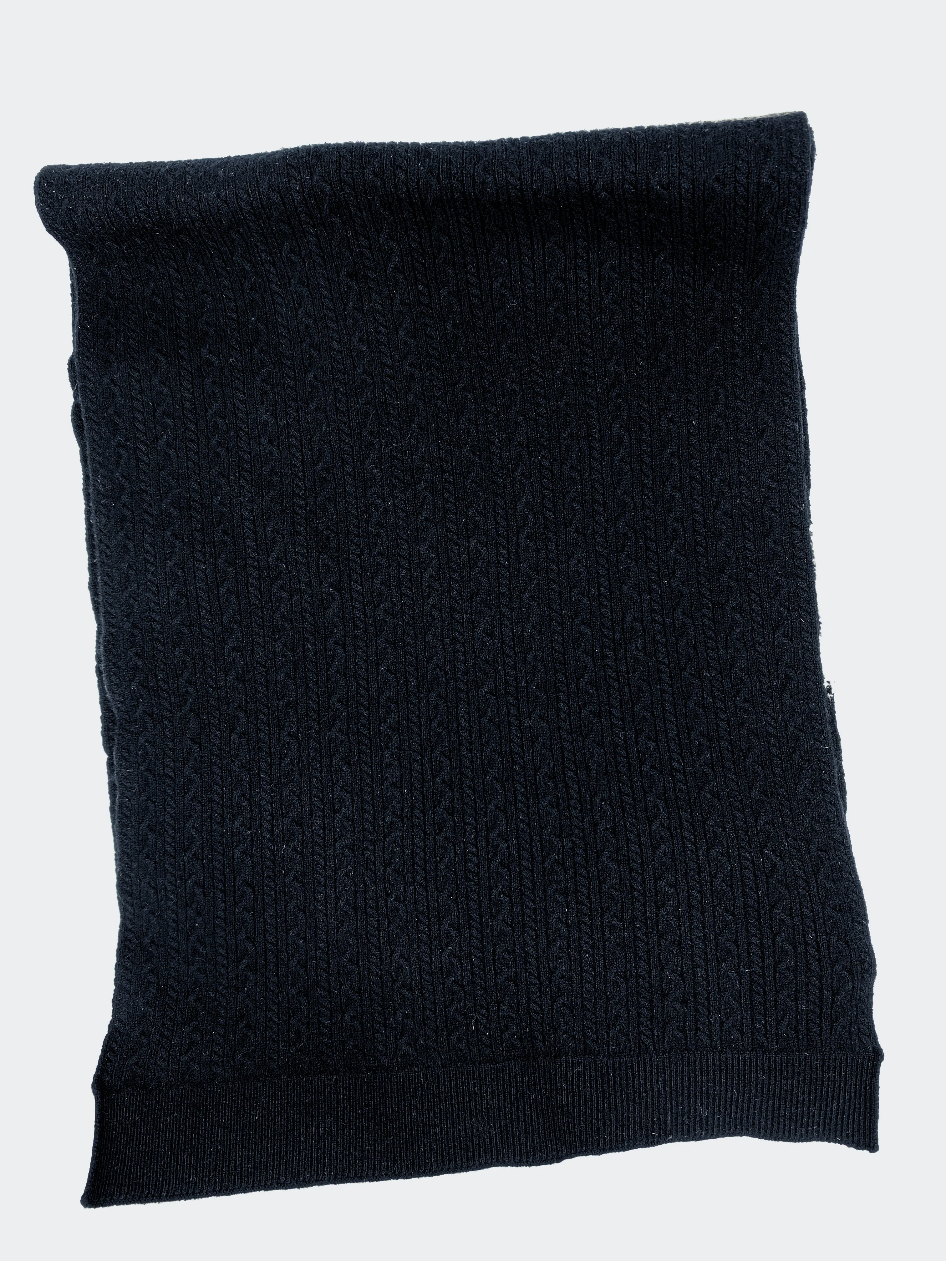 Cashmere Blend Scarf sets for Pets and their humans, Black and White - Image 6
