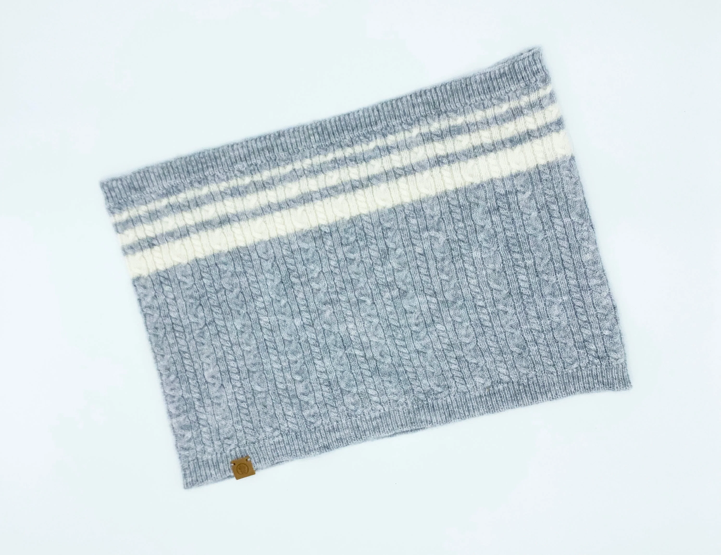 Cashmere Blend Scarf sets for Pets and their humans, Heather Grey - Image 7