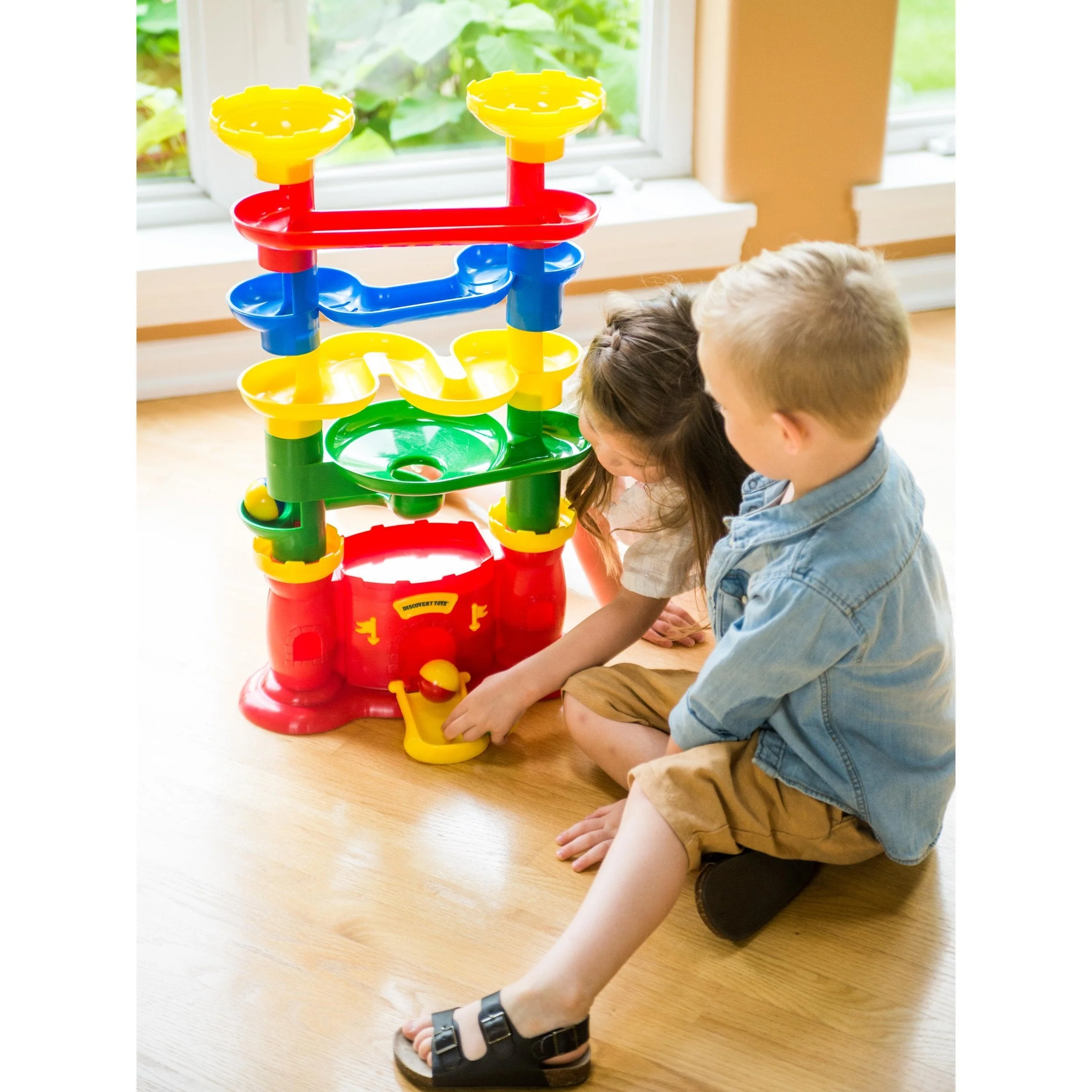 CASTLE MARBLEWORKS Chime Ball Drop Tower Toy - Image 8