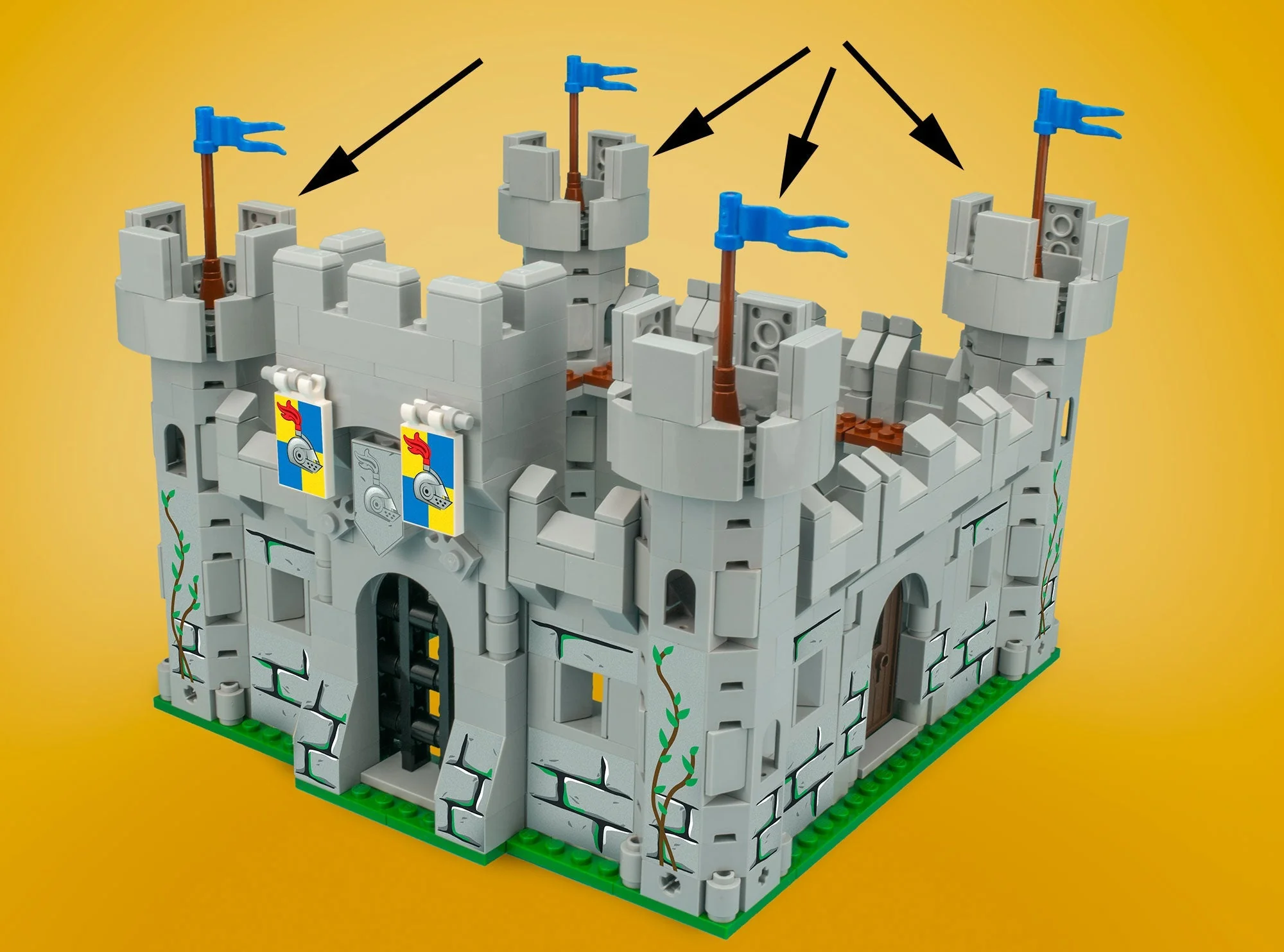 Castle Tower - Custom Castle Modular Building Set - Image 3
