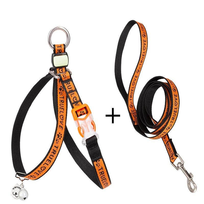 Cat Bell Chest Strap Traction Rope Set - Image 4