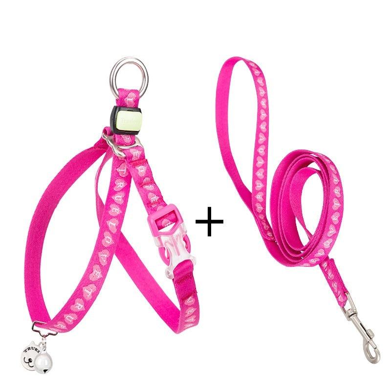 Cat Bell Chest Strap Traction Rope Set - Image 6