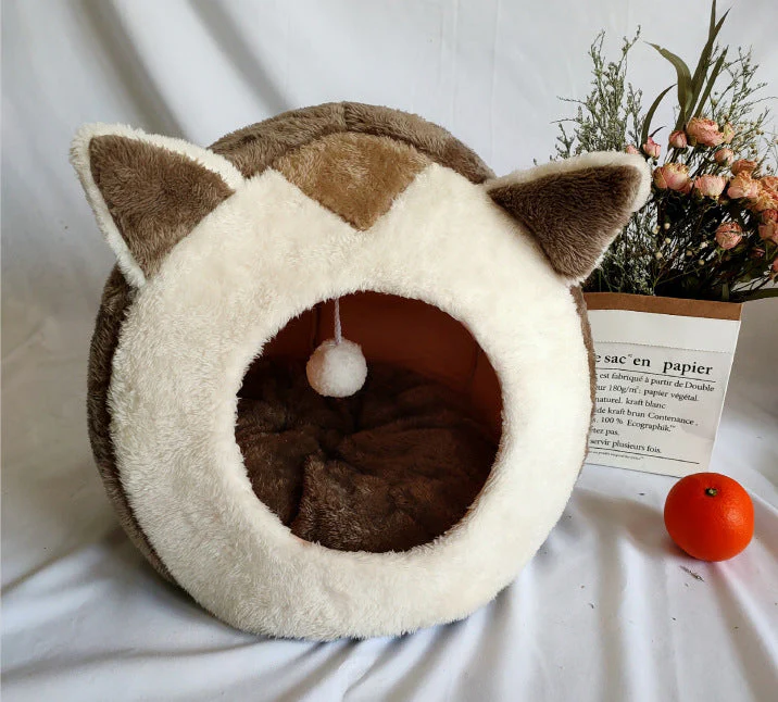 Cat Cave Bed with Non-Slip Bottom - Image 4