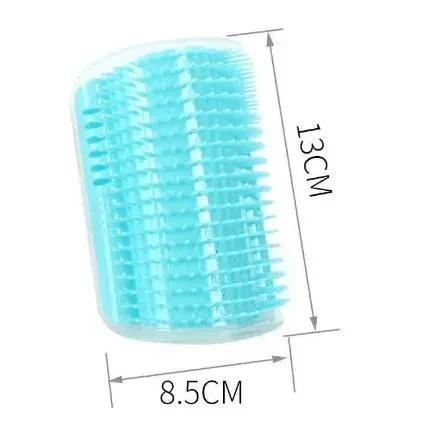 Cat Corner Brush Comb Massager with Catnip – Self-Grooming Wall Arch Scratcher & Hair Removal Tool for Cats - Image 10