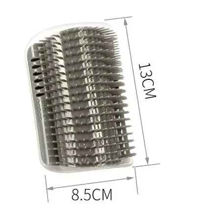 Cat Corner Brush Comb Massager with Catnip – Self-Grooming Wall Arch Scratcher & Hair Removal Tool for Cats - Image 6