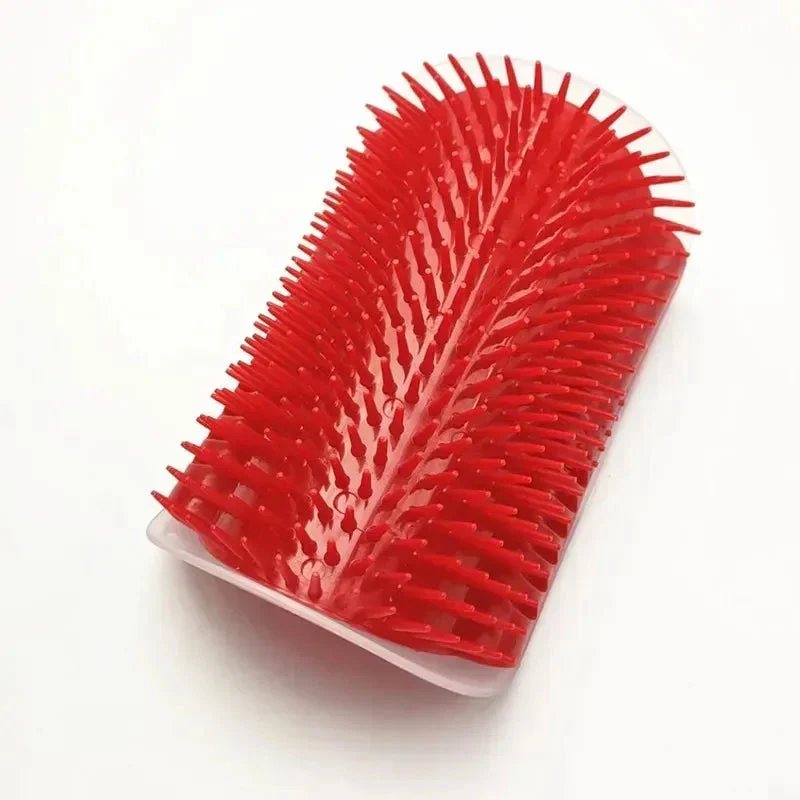 Cat Corner Brush Comb Massager with Catnip – Self-Grooming Wall Arch Scratcher & Hair Removal Tool for Cats - Image 7