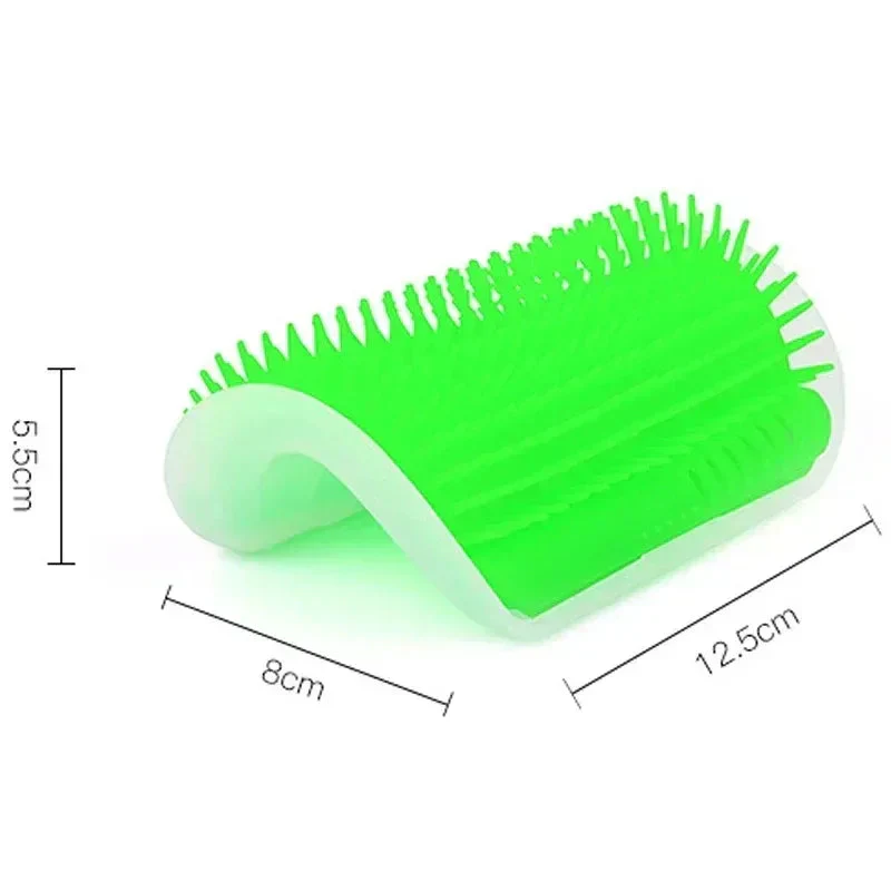 Cat Corner Brush Comb Massager with Catnip – Self-Grooming Wall Arch Scratcher & Hair Removal Tool for Cats - Image 8