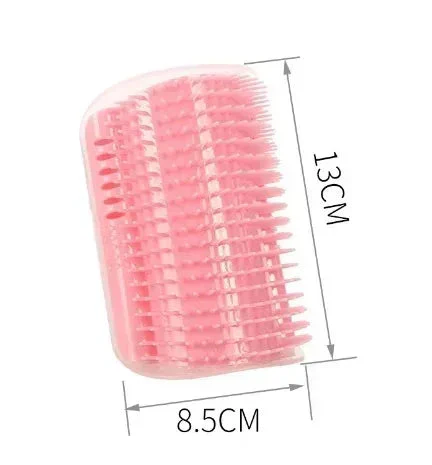 Cat Corner Brush Comb Massager with Catnip – Self-Grooming Wall Arch Scratcher & Hair Removal Tool for Cats - Image 9