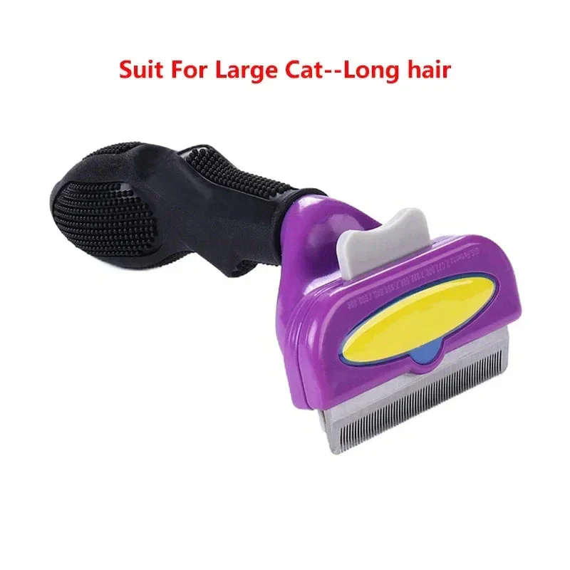 Cat & Dog Hair Removal Comb – Professional Grooming Brush for Shedding Control, Massage & Cleaning | Stainless Steel Deshedding Tool - Image 12
