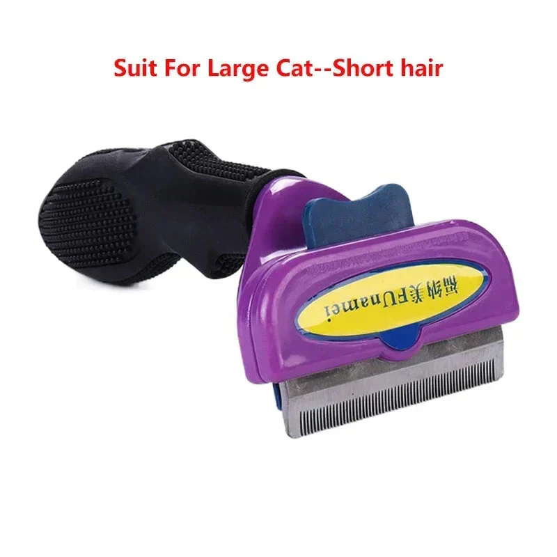 Cat & Dog Hair Removal Comb – Professional Grooming Brush for Shedding Control, Massage & Cleaning | Stainless Steel Deshedding Tool - Image 16