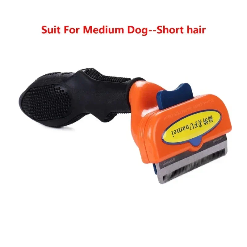 Cat & Dog Hair Removal Comb – Professional Grooming Brush for Shedding Control, Massage & Cleaning | Stainless Steel Deshedding Tool - Image 7