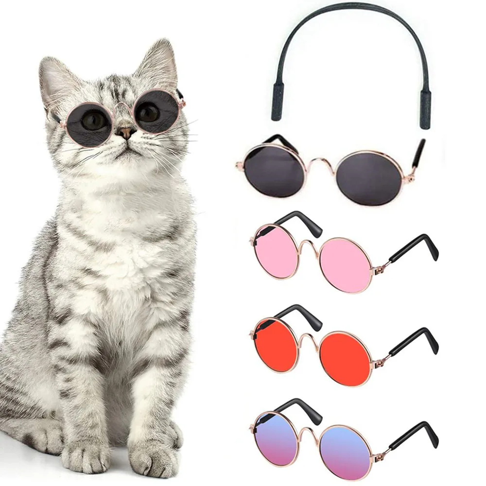 Cat & Dog Sunglasses – UV Protection Pet Photo Props - Image 3