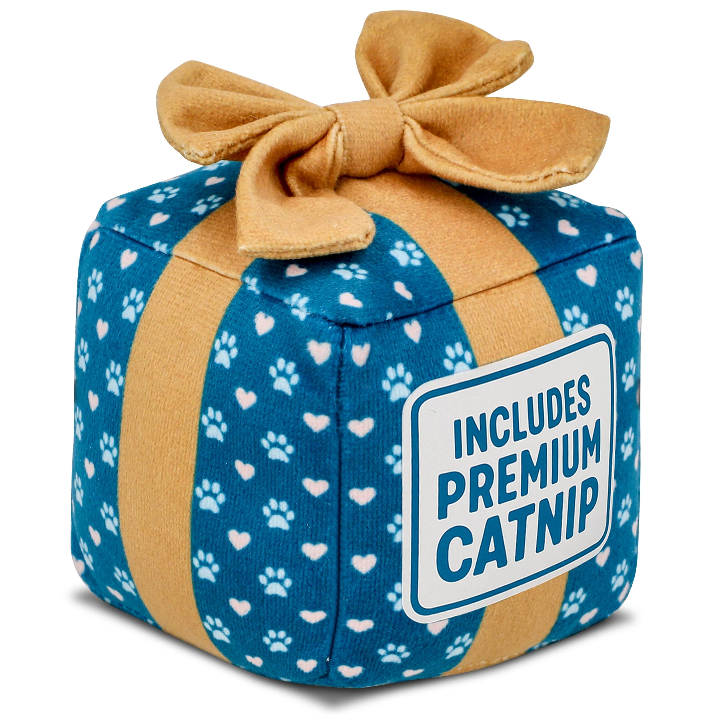 Cat Gift Box Catnip Toy – Crinkle Cat Toy for Indoor Cats, Cute Plush Birthday Present Kitty Toy with Catnip Inside - Image 7