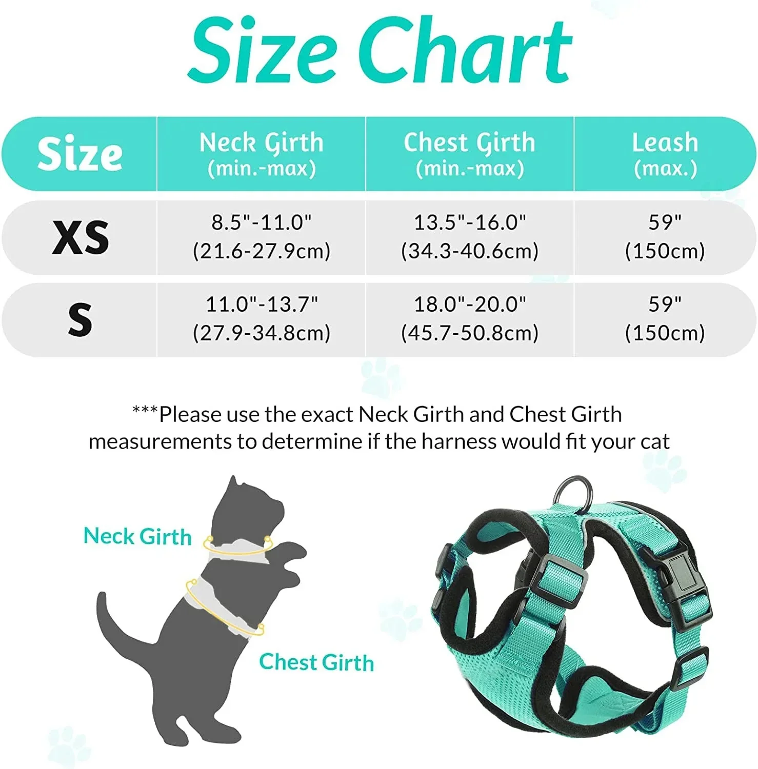 Cat Harness and Leash – Soft Adjustable Escape-Proof Vest for Walking Cats - Image 2