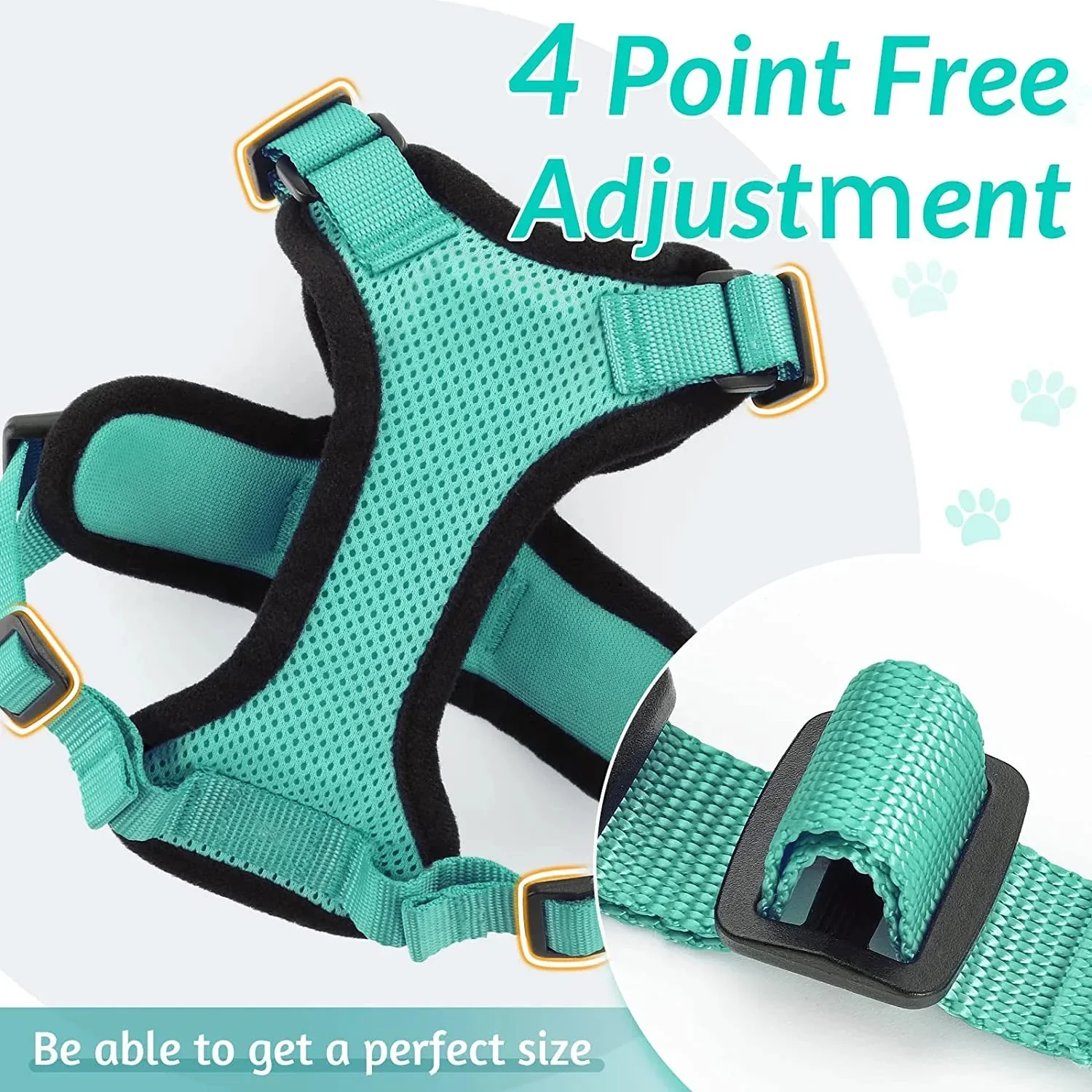 Cat Harness and Leash – Soft Adjustable Escape-Proof Vest for Walking Cats - Image 5