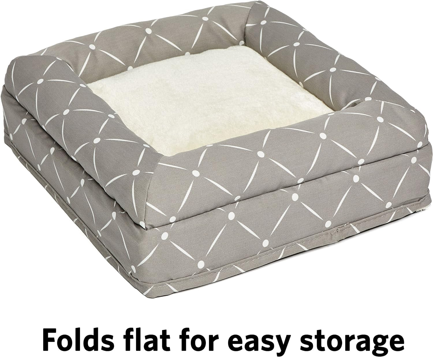 Cat Hous  in Fashionable Mushroom Diamond Print - Image 4