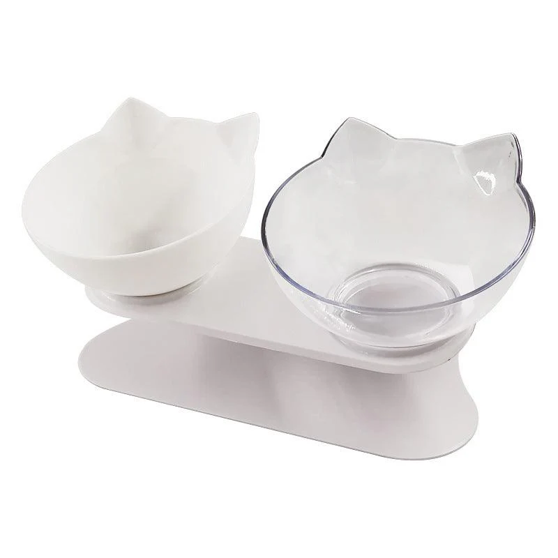 Cat Inclined Transparent Feeding Bowls - Image 13