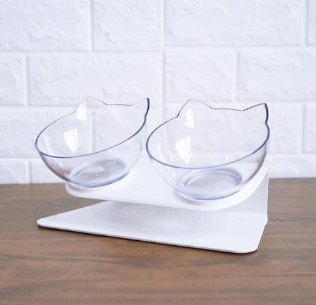Cat Inclined Transparent Feeding Bowls - Image 17