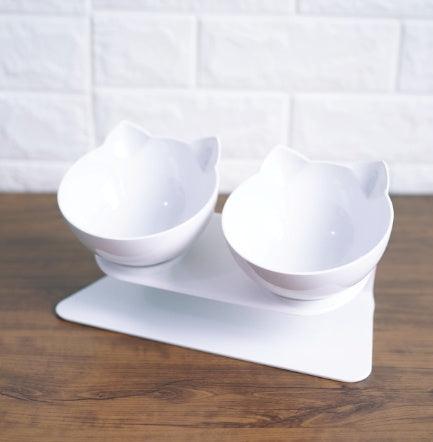 Cat Inclined Transparent Feeding Bowls - Image 2