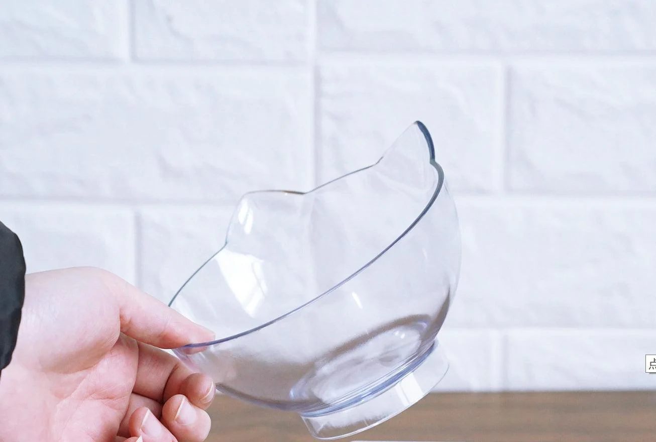 Cat Inclined Transparent Feeding Bowls - Image 3