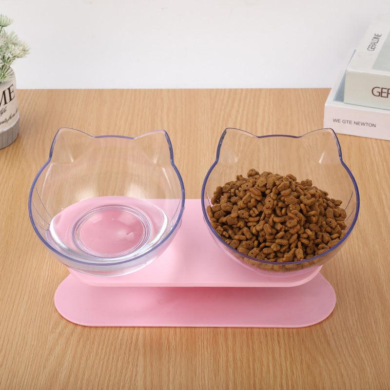 Cat Inclined Transparent Feeding Bowls - Image 5
