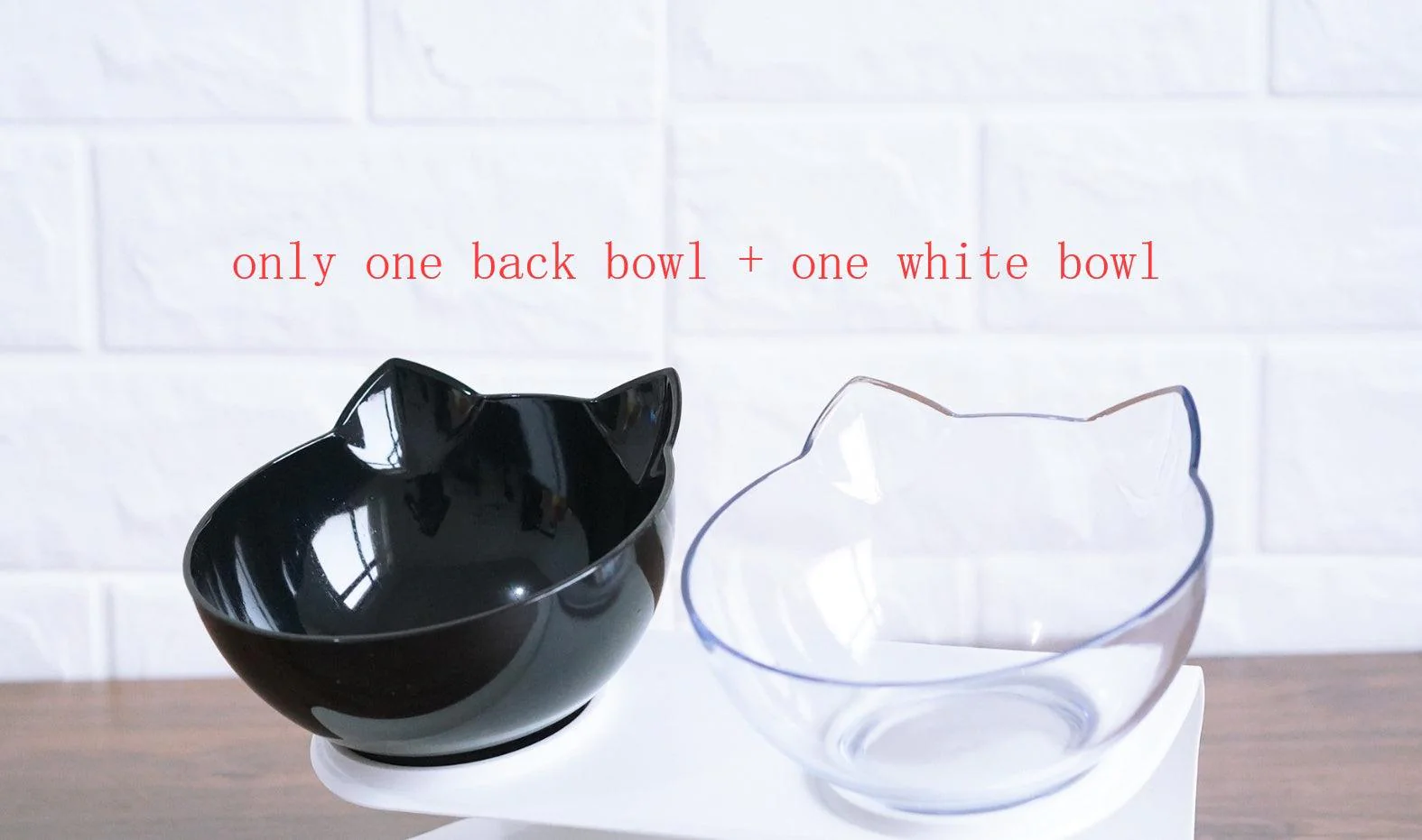 Cat Inclined Transparent Feeding Bowls - Image 6