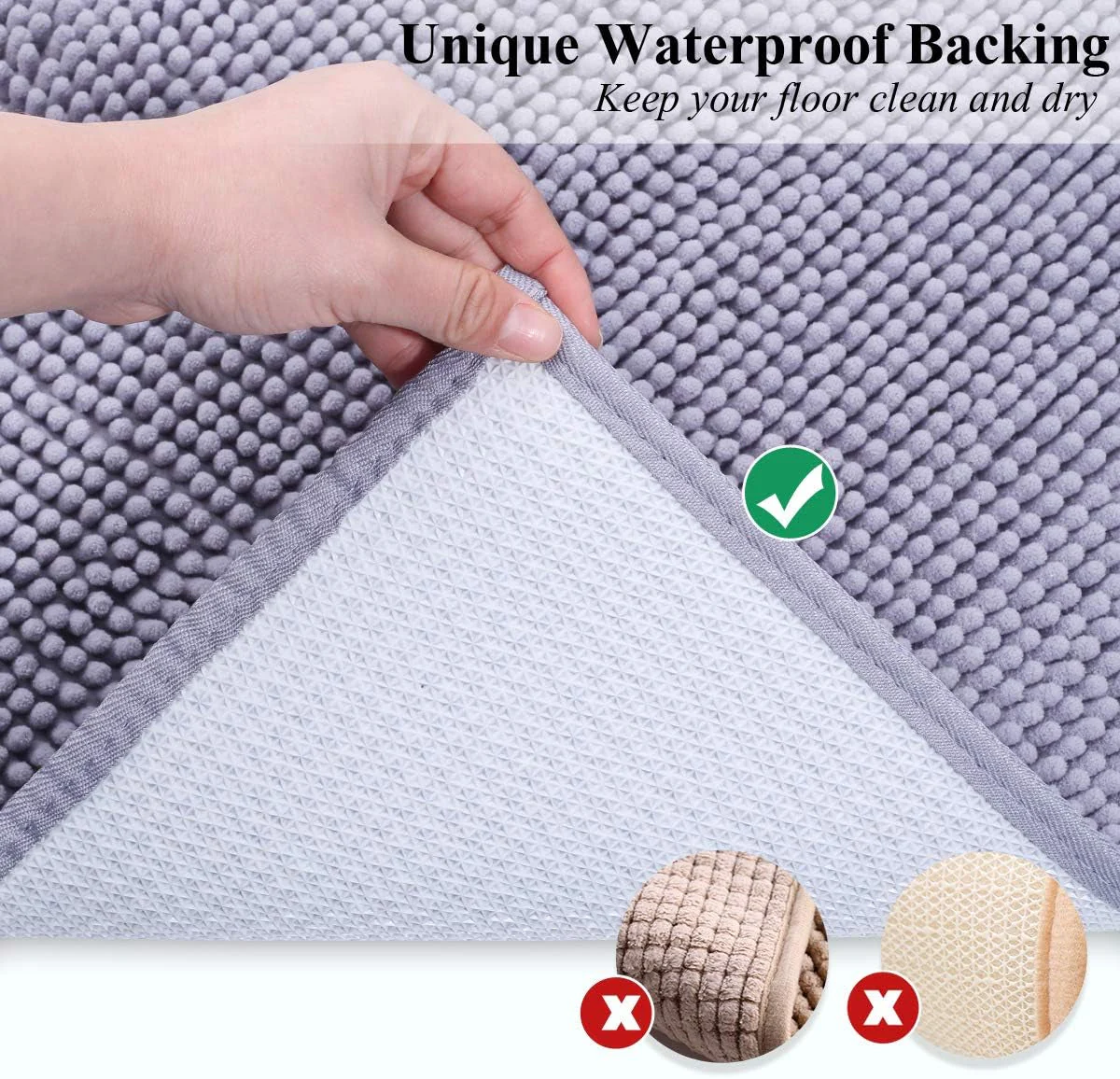Cat Kitty Litter Rug with Waterproof Back - Image 4