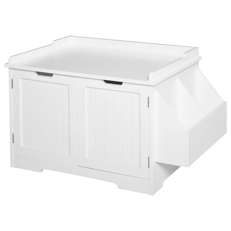 Cat Litter Box Nightstand End Table Enclosure - Image 11