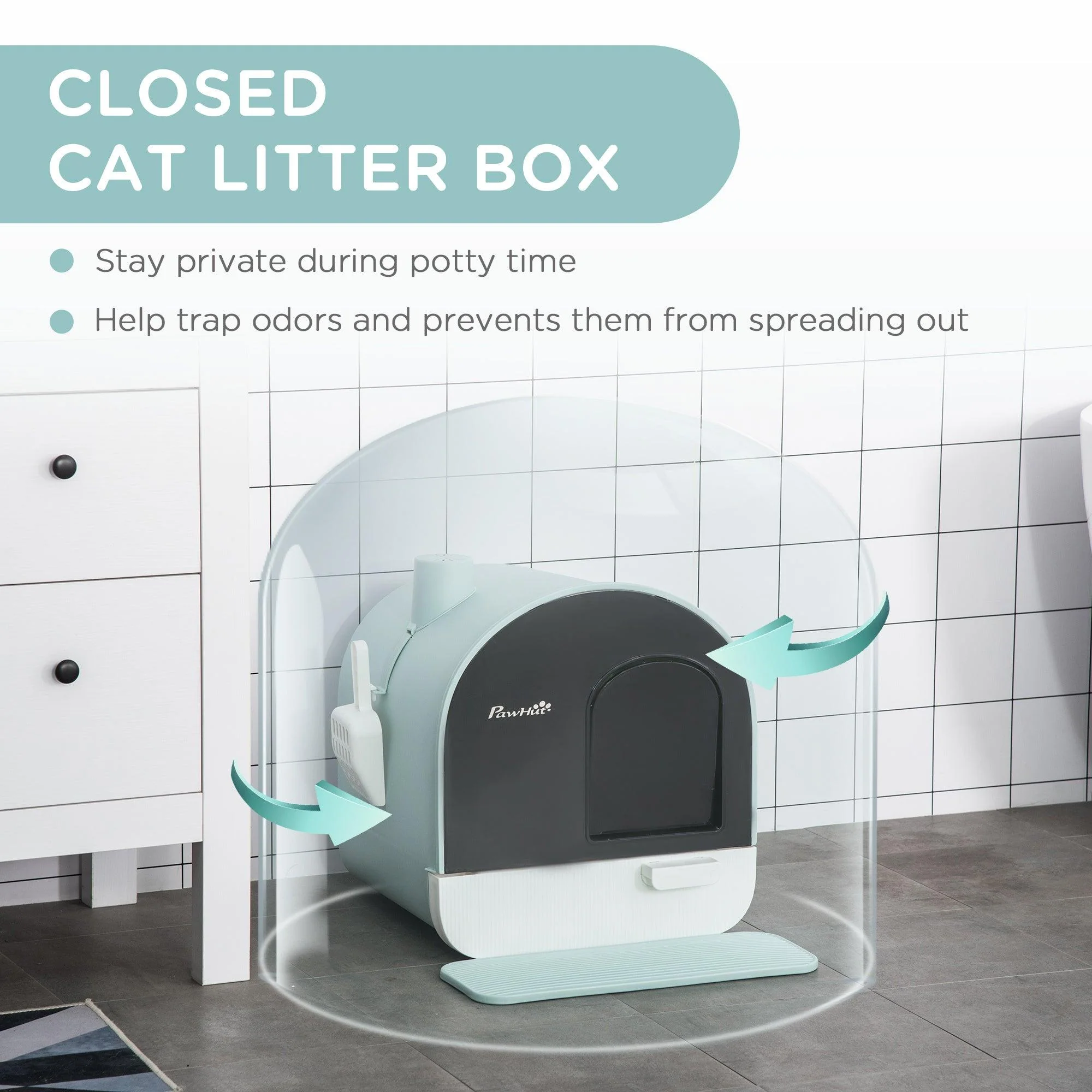 Cat Litter Box With Lid - Image 2