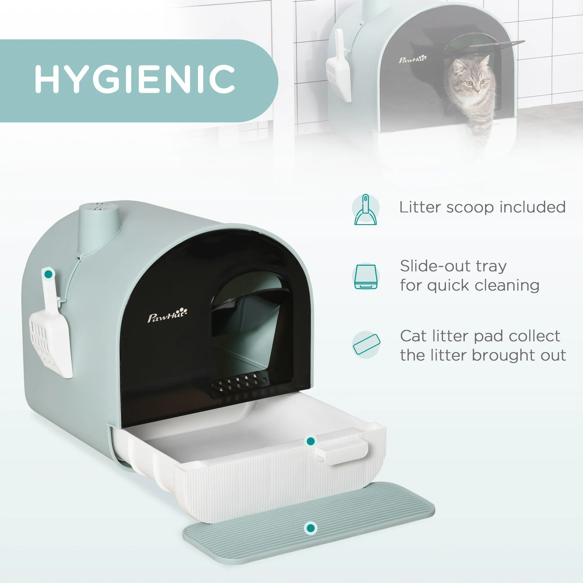 Cat Litter Box With Lid - Image 5